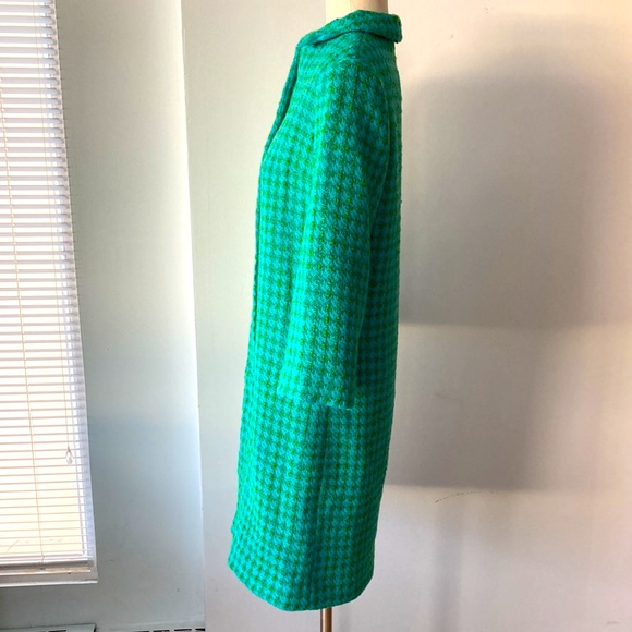 Vintage green woven plaid dress - Picture 7 of 12